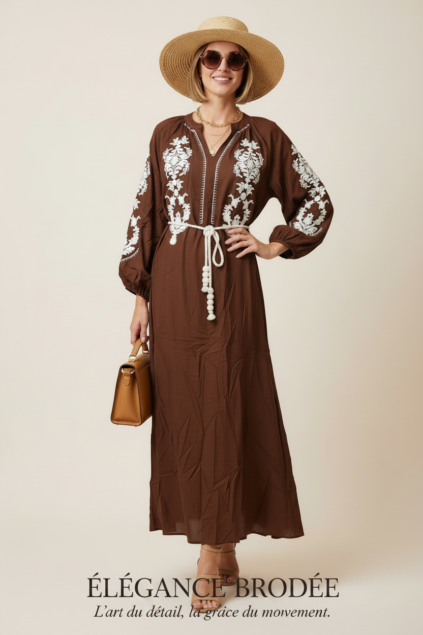 Catalogue Kıvırcık - Robe Brodée Chocolat