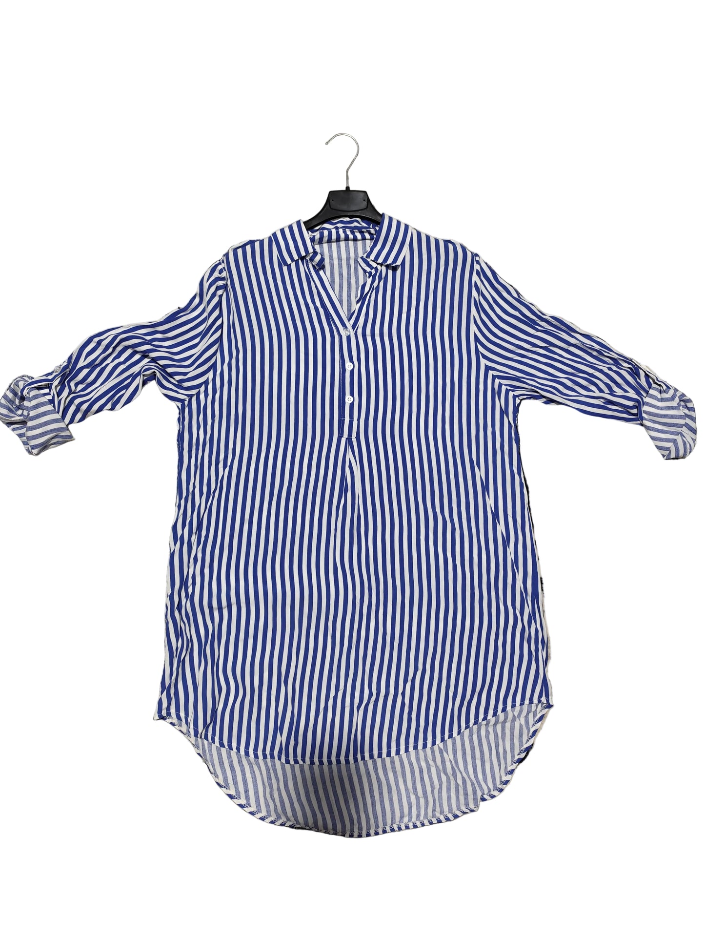 Tunique Longue Rayée - Chic & Décontractée (Style Italien)