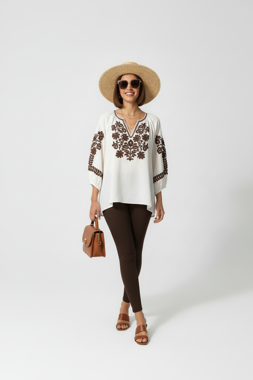 Ange - Marron Legging