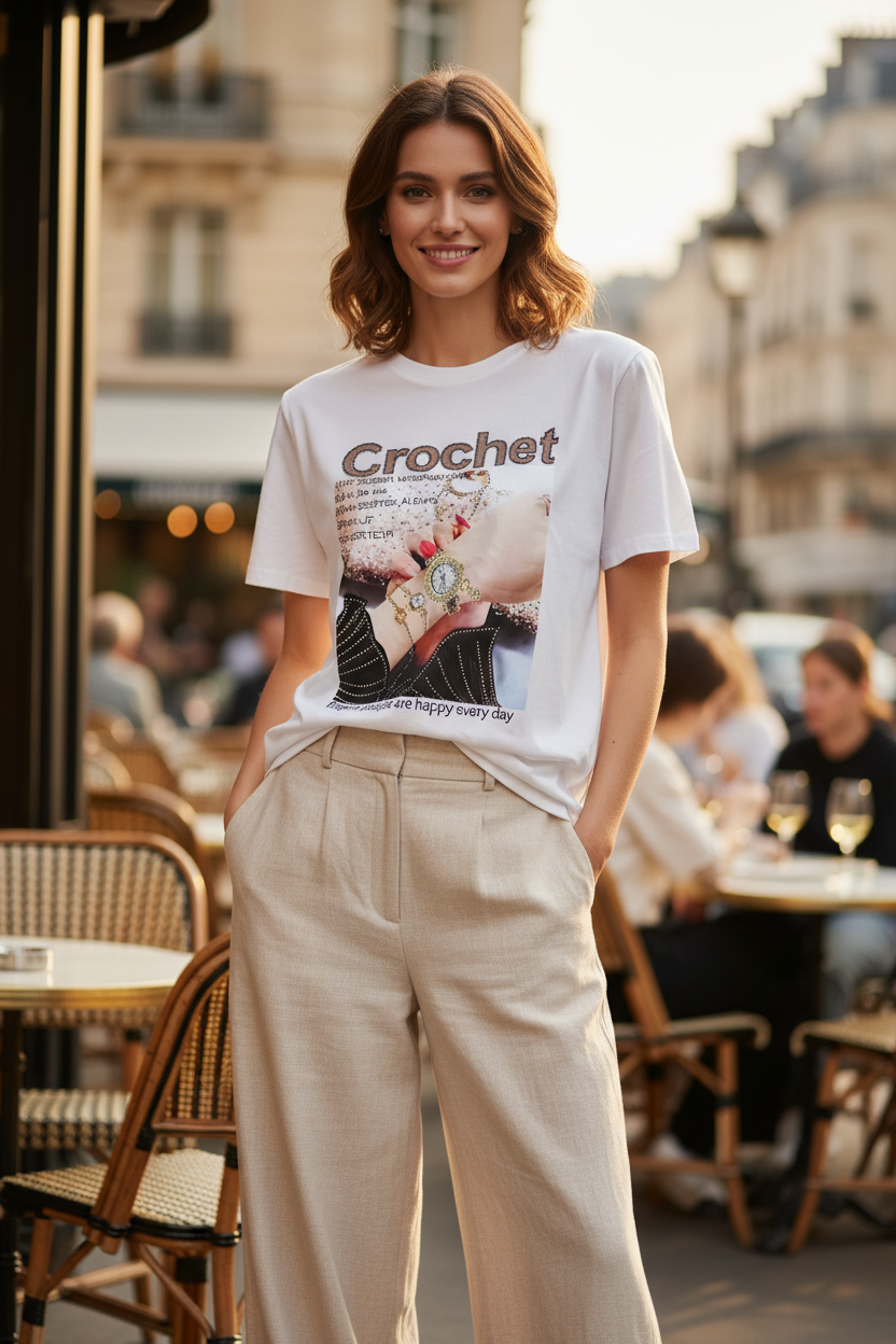 Crochet - Paris - Untucked Lin
