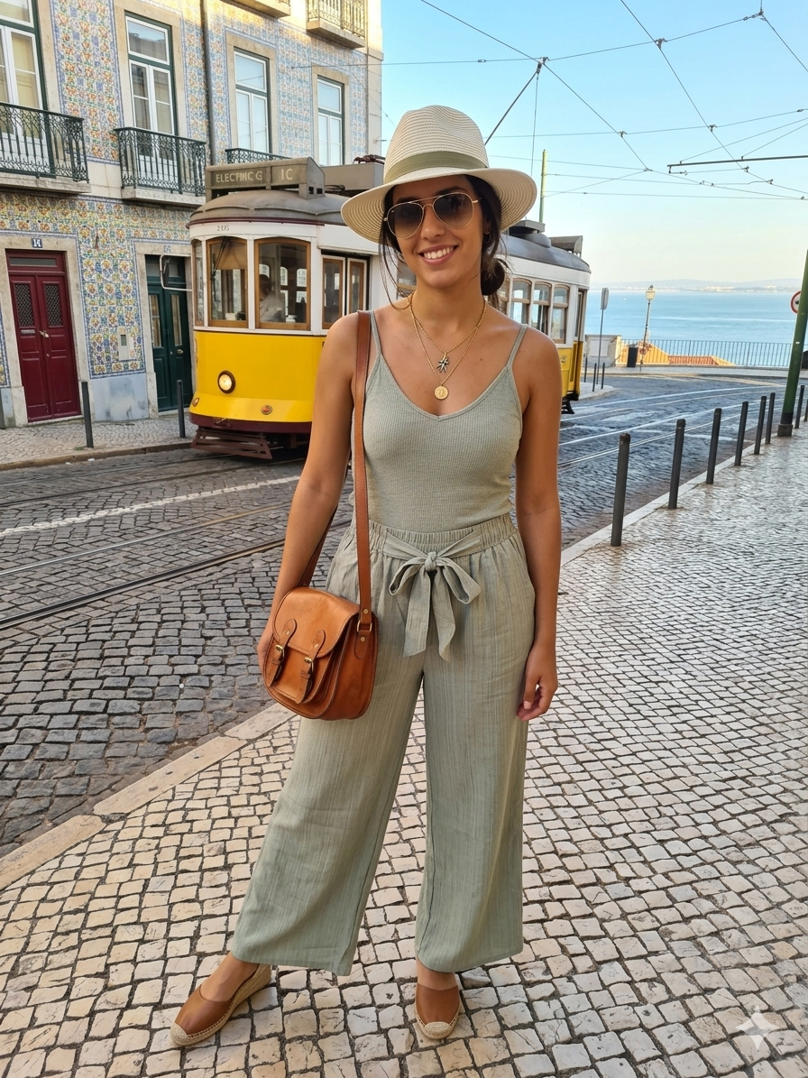 🌟 Le Pantalon Large Fluide : L'Indispensable de l'Été