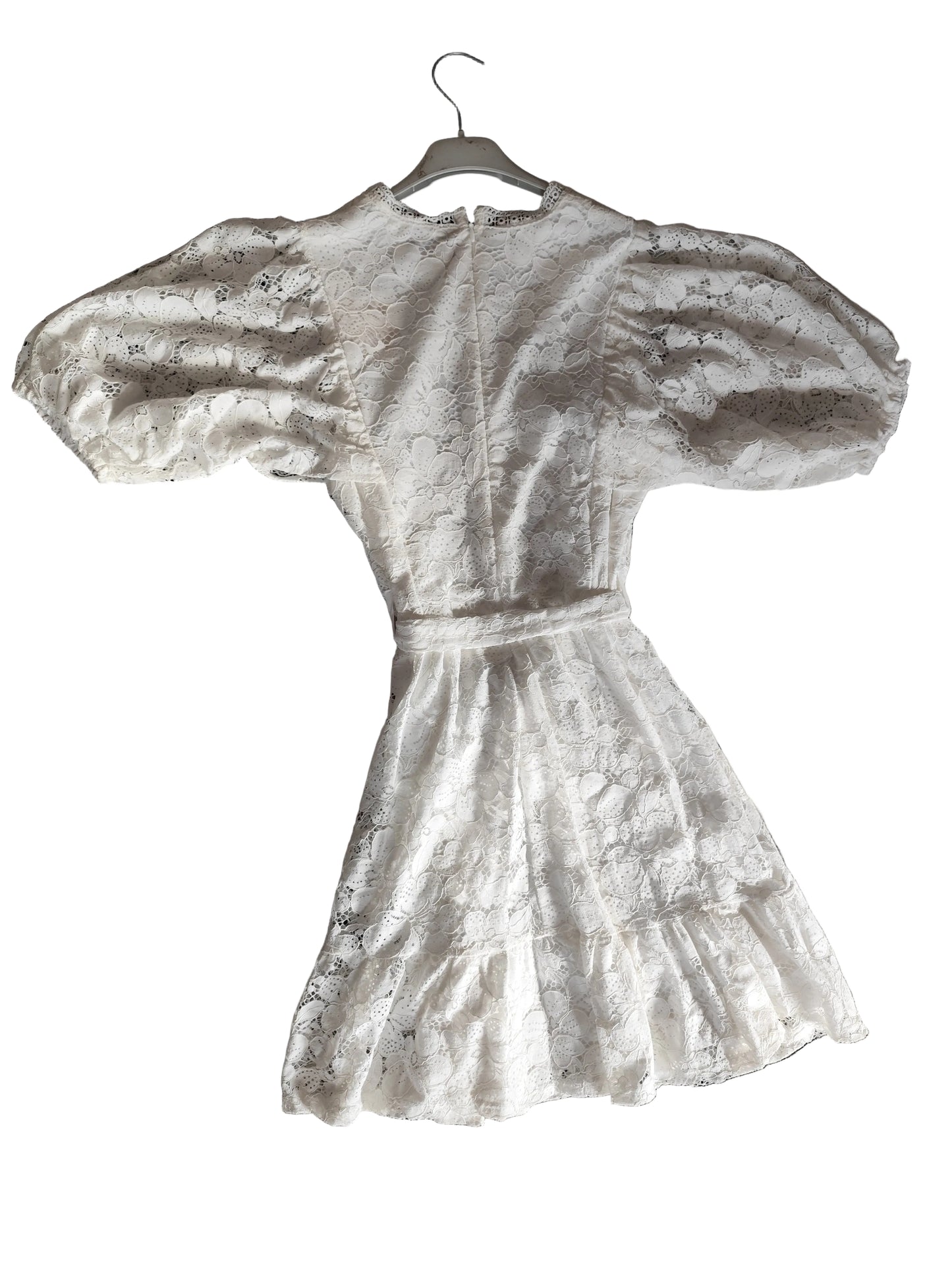 ✨ Robe Courte en Dentelle Blanche – Style Romantique & Bohème ✨