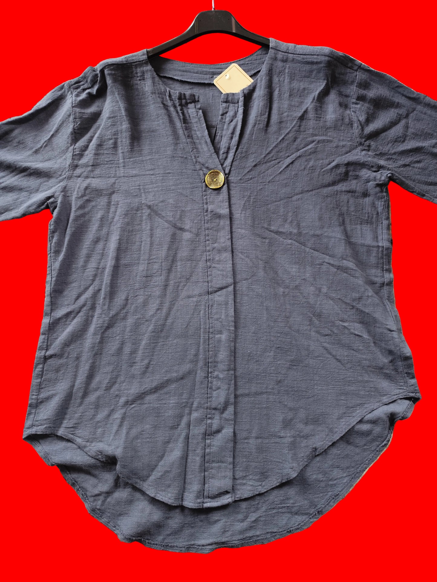 Blouse Bohème Chic en Coton – Légère et Élégante