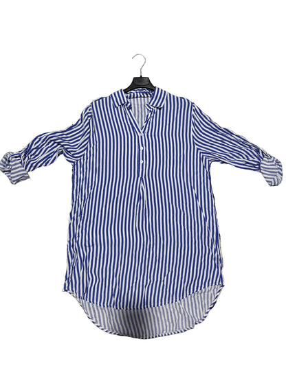 Tunique Longue Rayée - Chic & Décontractée (Style Italien)