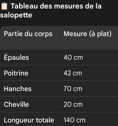 🌟 Salopette en Coton – Style Bohème & Confort (Taille Unique grand taille)