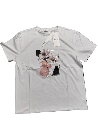 T-Shirt Graphique "Chic & Strass" – Éclat et Confort