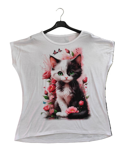 T-shirt Oversize Graphique – Collection "Charme & Douceur"