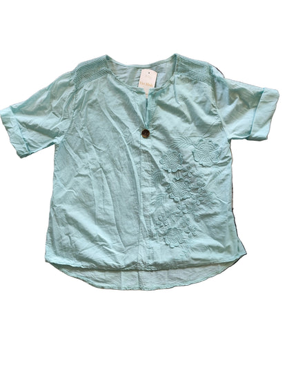 Tunique Bohème en Coton avec Broderies Florales