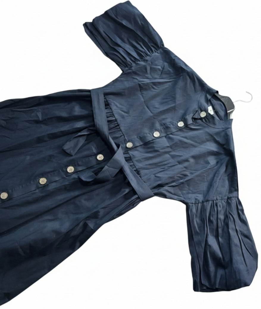 Robe longue élégante en coton