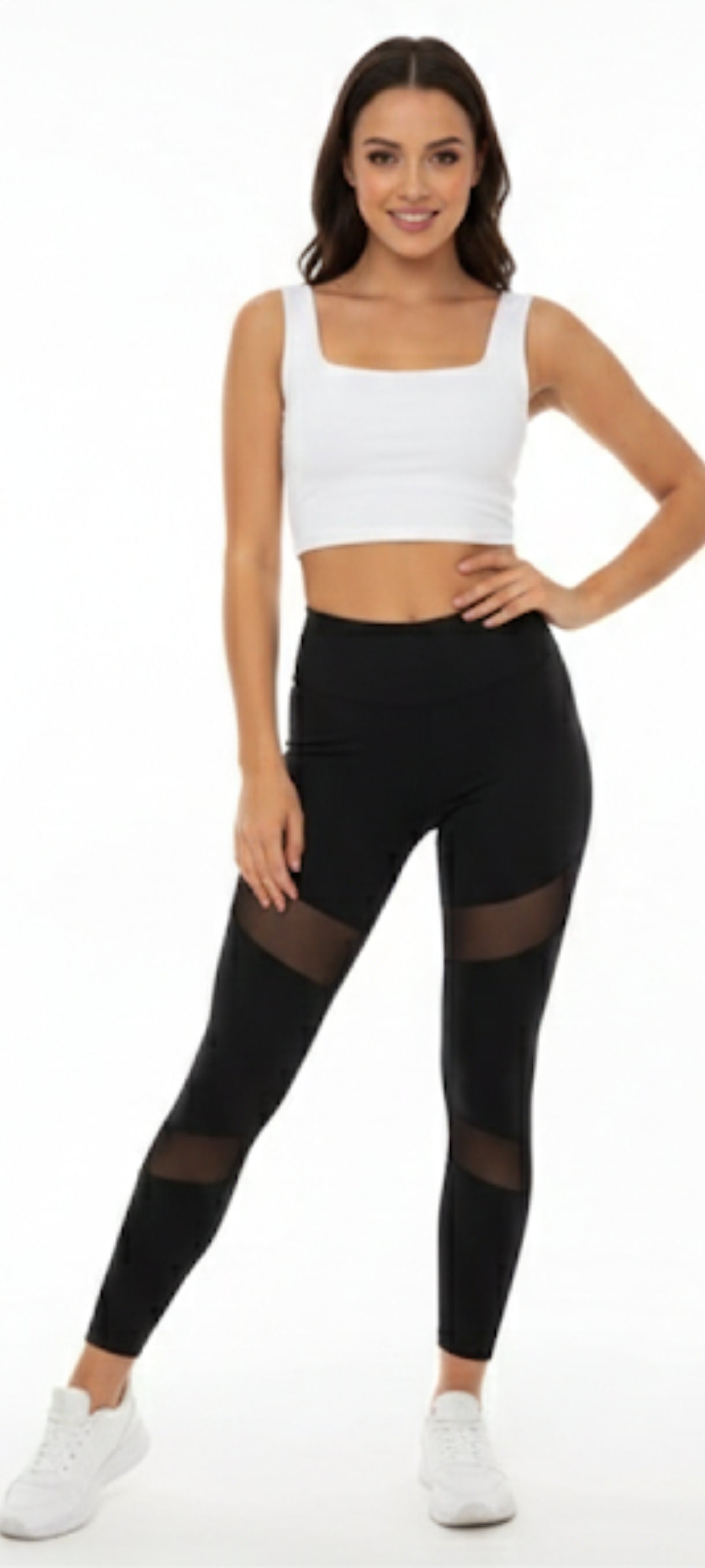 🖤 Legging Fitness "Onyx Mesh" – Style & Performance