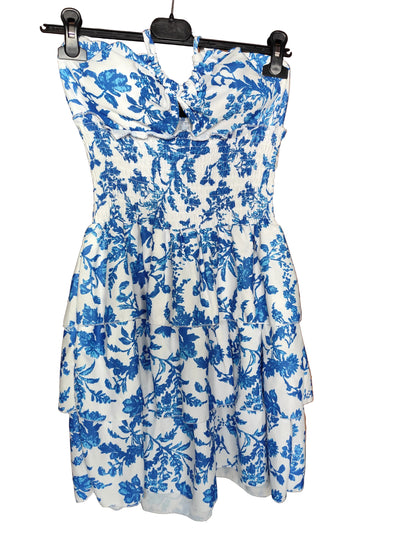 Robe Courte Fleurie à Volants – Style Bohème Chic