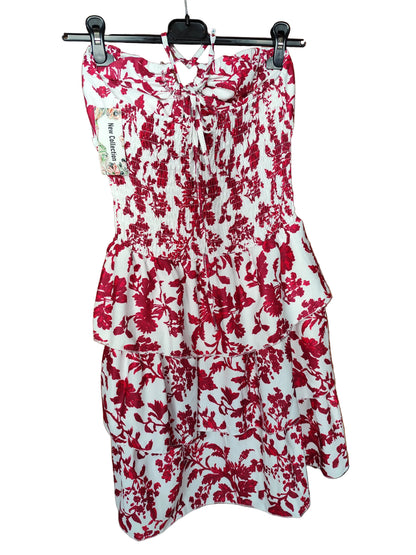 Robe Courte Fleurie à Volants – Style Bohème Chic