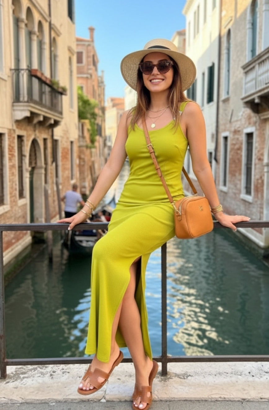 Robe Longue Fendue – Chic, Fluide & Estivale