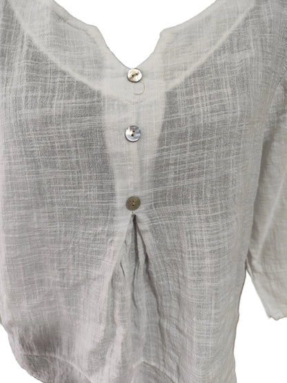Blouse en Gaze de Coton – Style Bohème & Légèreté