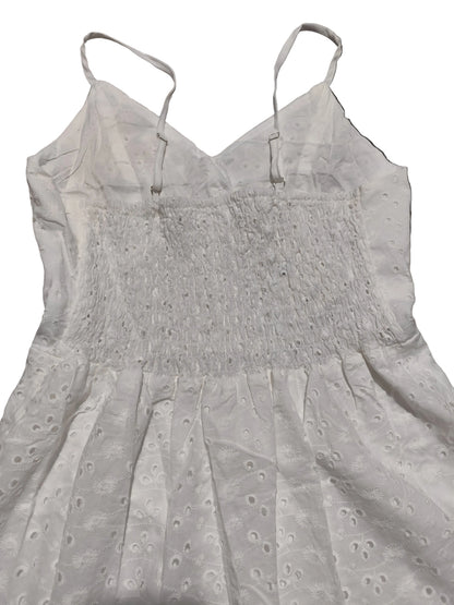 Robe Longue en Broderie Anglaise – Blancheur Éclatante(MY-58)