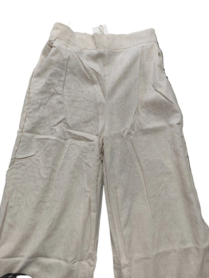 Pantalon Large en Coton - Style Bohème avec Broderie Anglaise