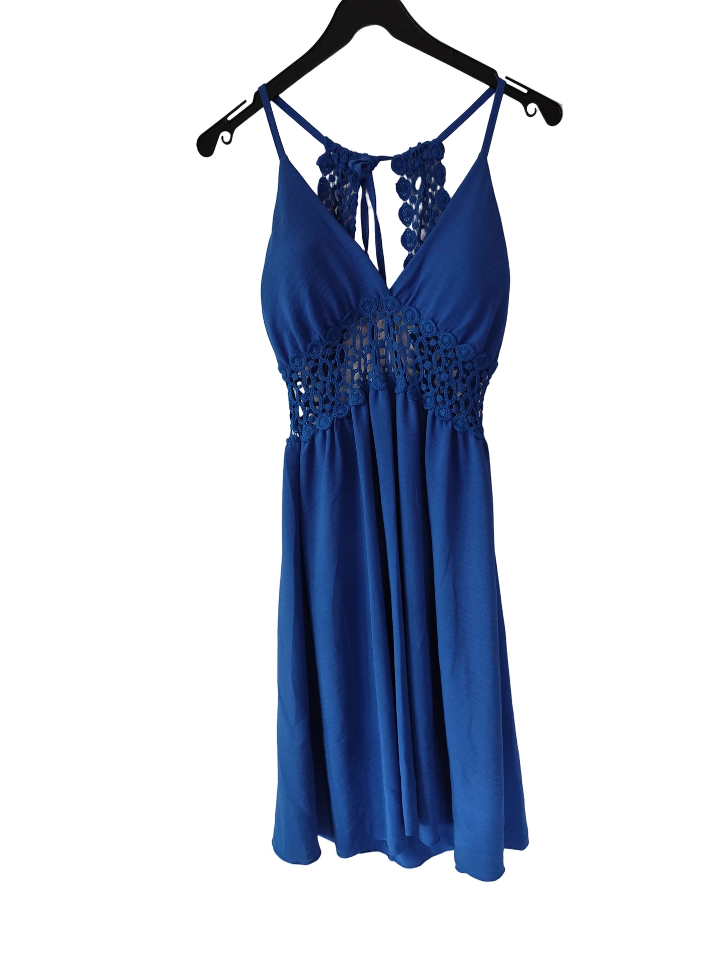 👗 Robe Patineuse Dos Nu – Détails Crochet & Style Bohème