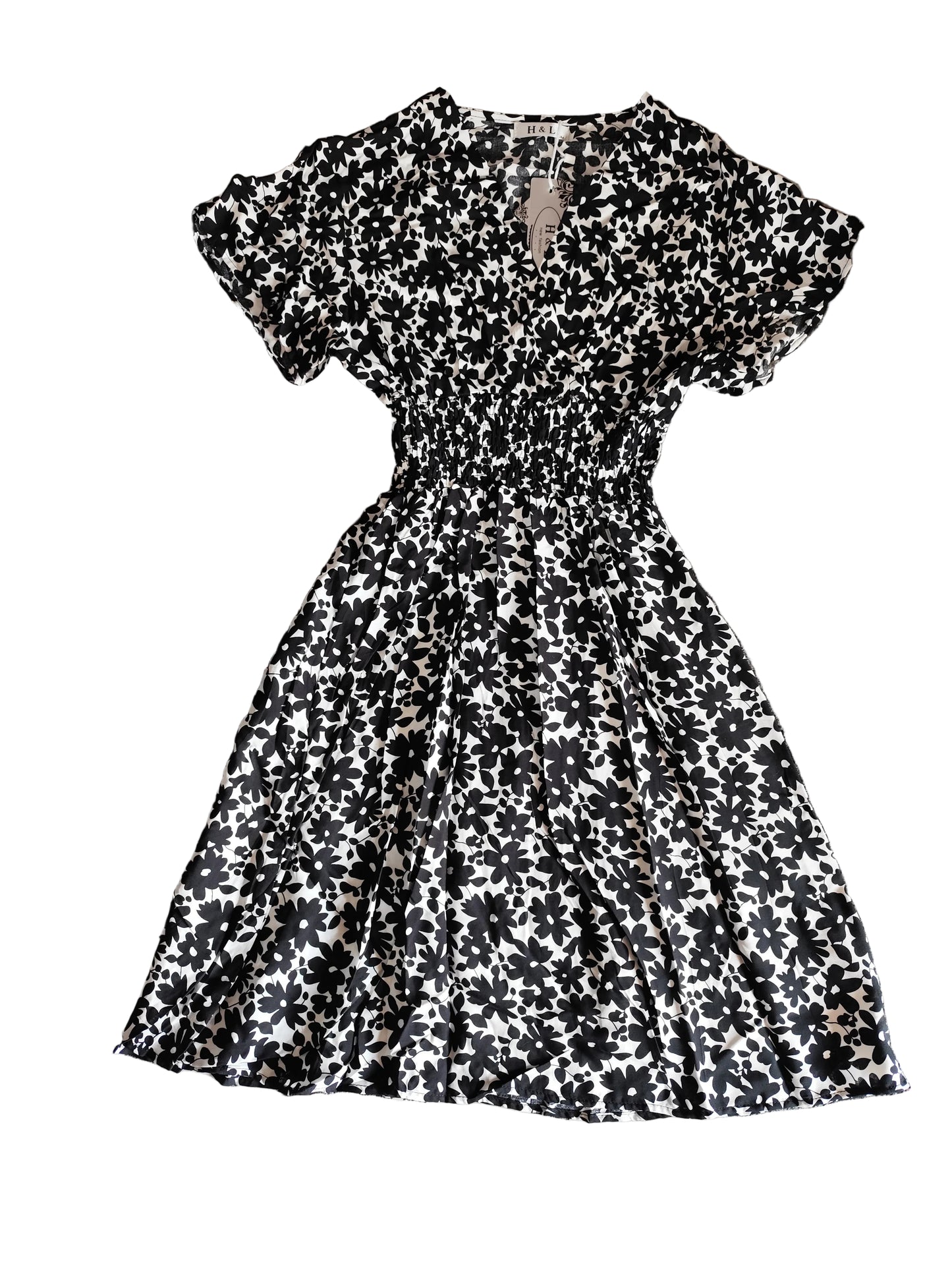 🌿 Robe d’Été Fleurie en Viscose – Style Riviera 🇮🇹