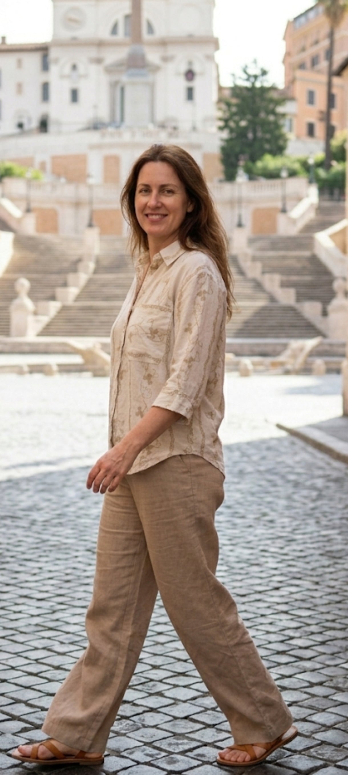 Chemise en Coton Brodé - Style Bohème Chic