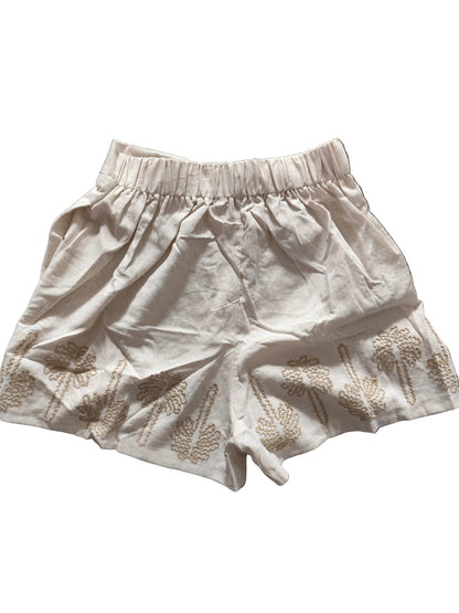 Ensemble 2 Pièces Boho-Chic : Top à Pampilles & Short Brodé"(EY062)"