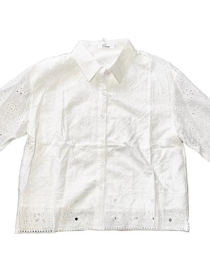 Chemise en Broderie Anglaise "Luz" –