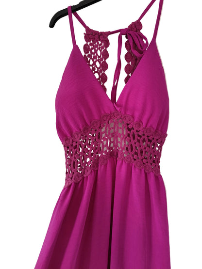 👗 Robe Patineuse Dos Nu – Détails Crochet & Style Bohème
