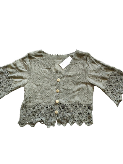 Blouse Romantique en Coton Brodé – Style Bohème Chic