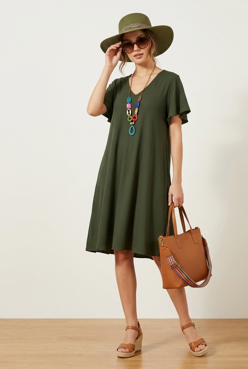 Robe d'Été Fluide "Vivi Mode" – Élégance Italienne & Confort