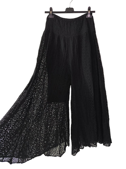 Pantalon Palazzo en Dentelle Crochet – Esprit Bohème Chic