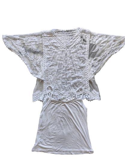 Blouse Bohème en Coton Brodé – L'Élégance Estivale