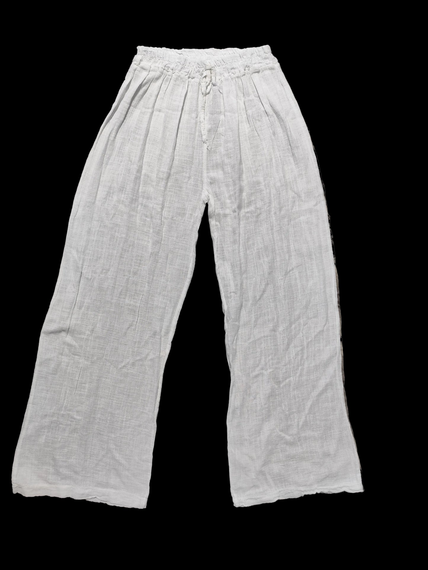 Pantalon large bohème chic en coton – Idéal pour l'été
