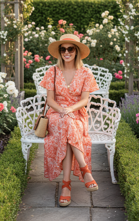 Robe Maxi Bohème à Imprimé Floral – Élégance et Fluidité