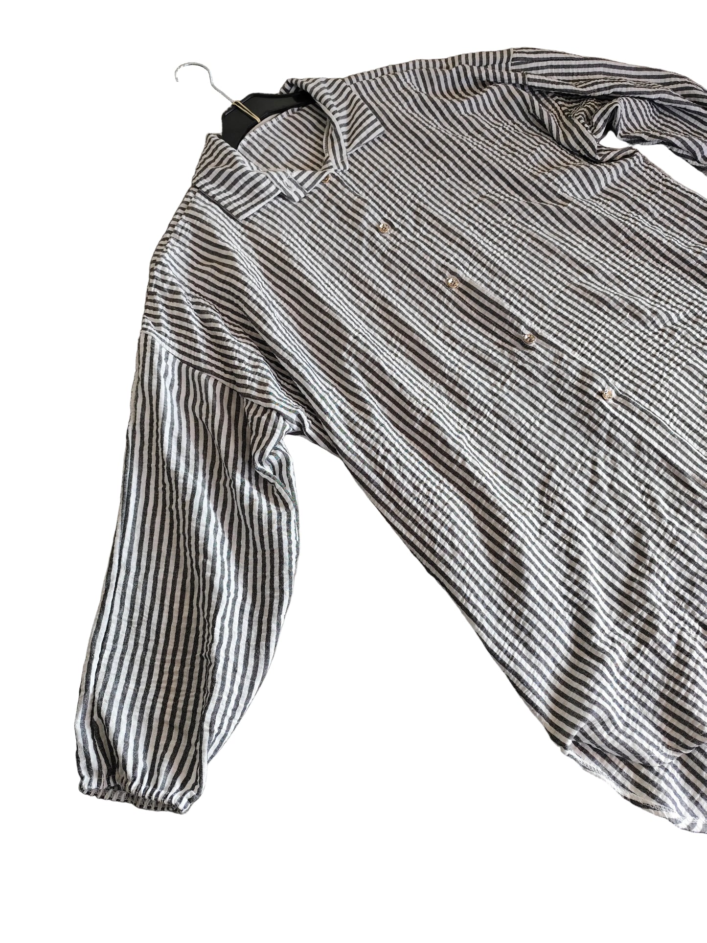 Ensemble Tunique Rayée & Pantalon Large – Élégance & Confort!