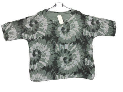 T-shirt Oversize à Motif Tie & Dye - Style Bohème Chic