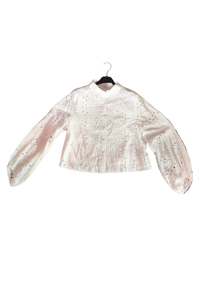 🌸 Blouse Romantique en Broderie Anglaise – 100% Coton