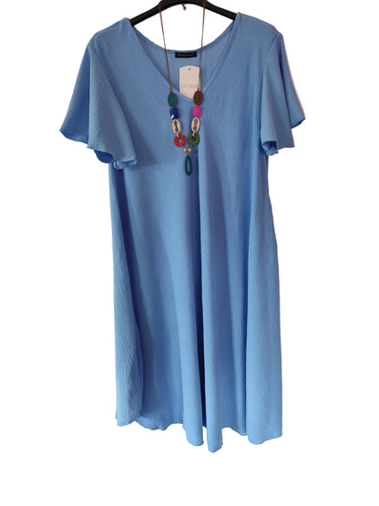 Robe d'Été Fluide "Vivi Mode" – Élégance Italienne & Confort