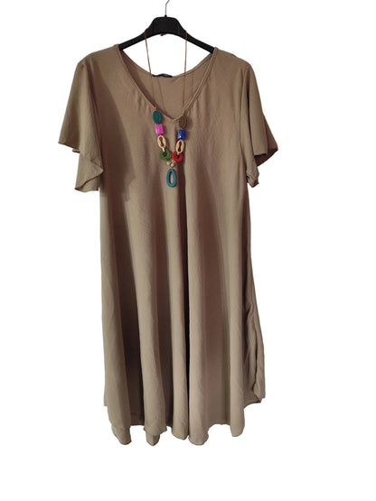 Robe d'Été Fluide "Vivi Mode" – Élégance Italienne & Confort