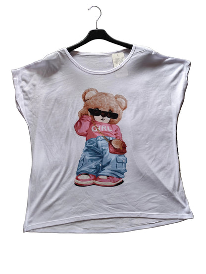 🌟 T-Shirt Graphique "Chic & Relax" – Fabriqué en Italie