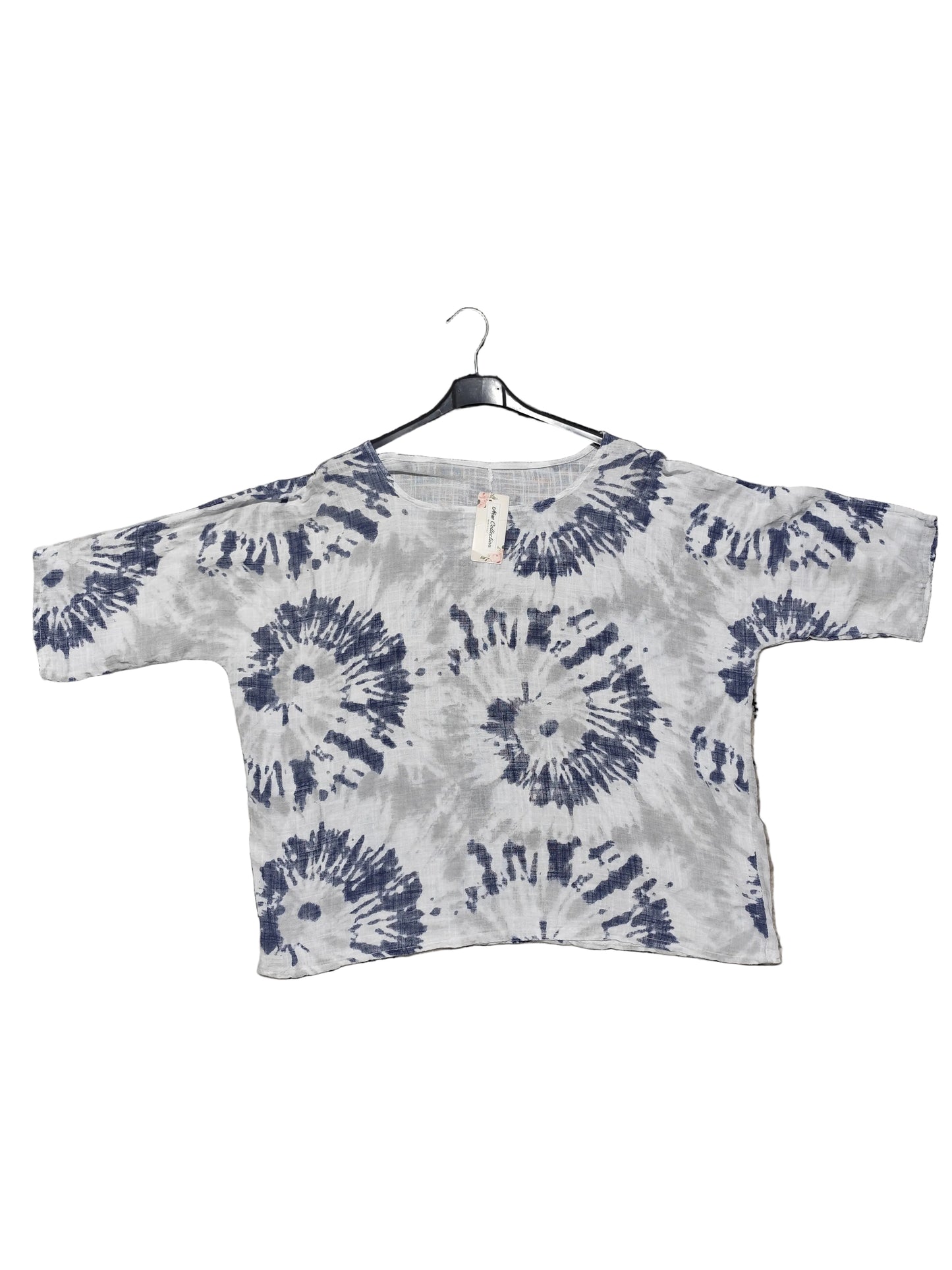 T-shirt Oversize à Motif Tie & Dye - Style Bohème Chic