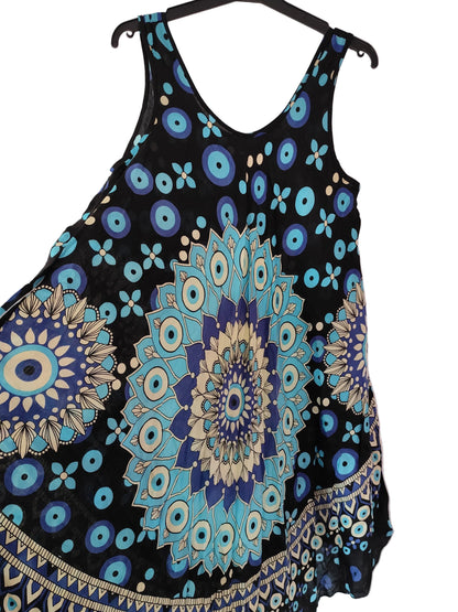 Robe d'Été Style Mandala – Coupe Évasée & Fluide