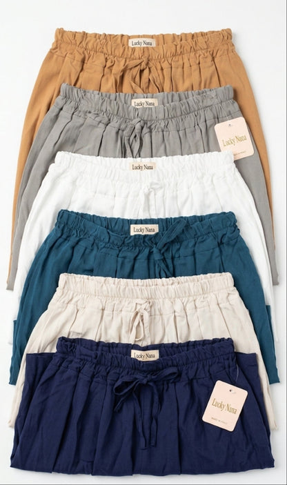 Pantalon Large en Coton & Viscose – Esprit Bohème Chic