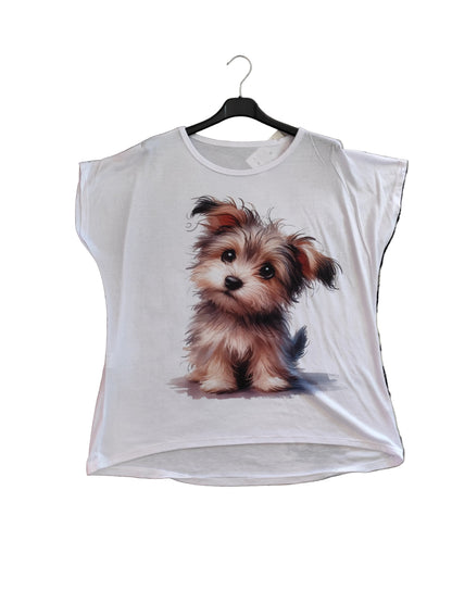 T-shirt Oversize Graphique – Collection "Charme & Douceur"