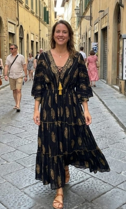 ✨ Robe Maxi Bohème-Chic – Style Riviera