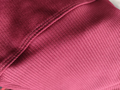 Ensemble de Sport Côtelé (Crop Top & Legging) – Plusieurs Coloris