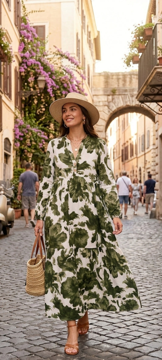 🌸 Magnifique Robe Longue Fleurie - Style Bohème Chic 🌸