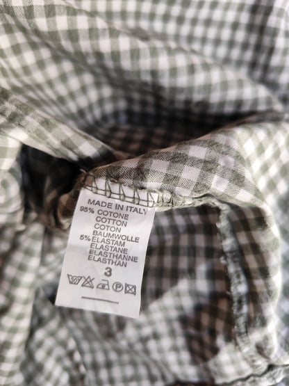 Blouse Gingham "Dolce Vita" – Fabriquée en Italie