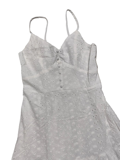 Robe Longue en Broderie Anglaise – Blancheur Éclatante(MY-58)