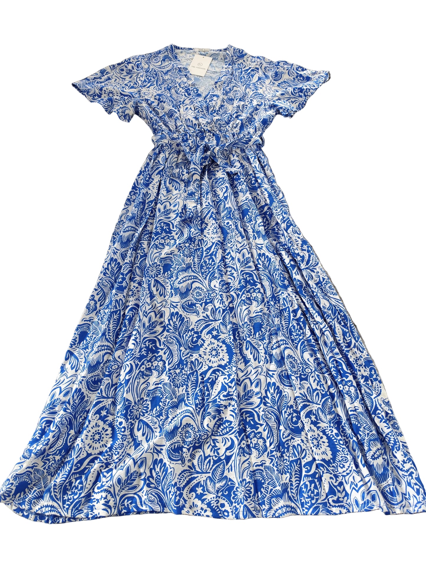 Robe Maxi Bohème à Imprimé Floral – Élégance et Fluidité