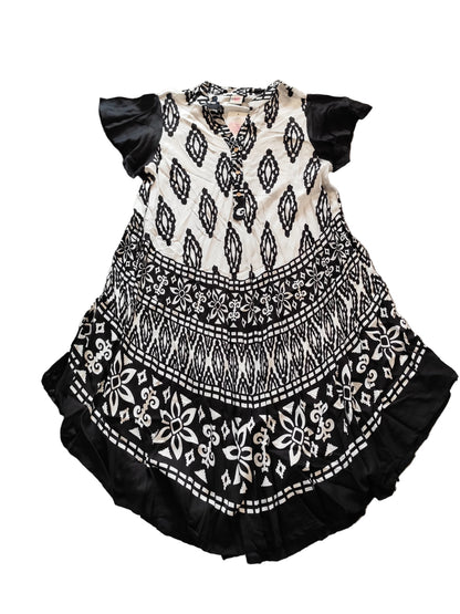 🌸 Robe Midi Style Boho-Chic – 100% Viscose