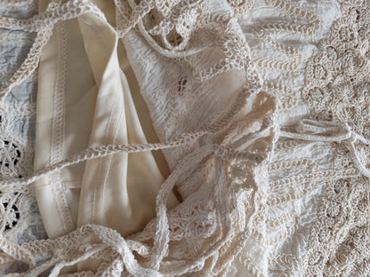 Jupe Longue Boho-Chic à Franges – Écru